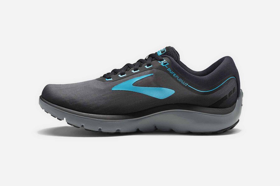 Brooks Pureflow 7 Road Loopschoenen Dames - Donkergrijs/Blauw - 893712AWR